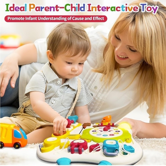 Brand New Exploration Busy Board Montessori Colorful Travel Toddler Sensory Toy - Picture 16 of 16